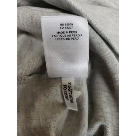 Tommy Bahama Mens Sz Large Gray Quarter Zip Pullover Sweater Casual Pima Cotton - Picture 10 of 11